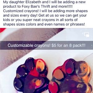 Customizable Crayons